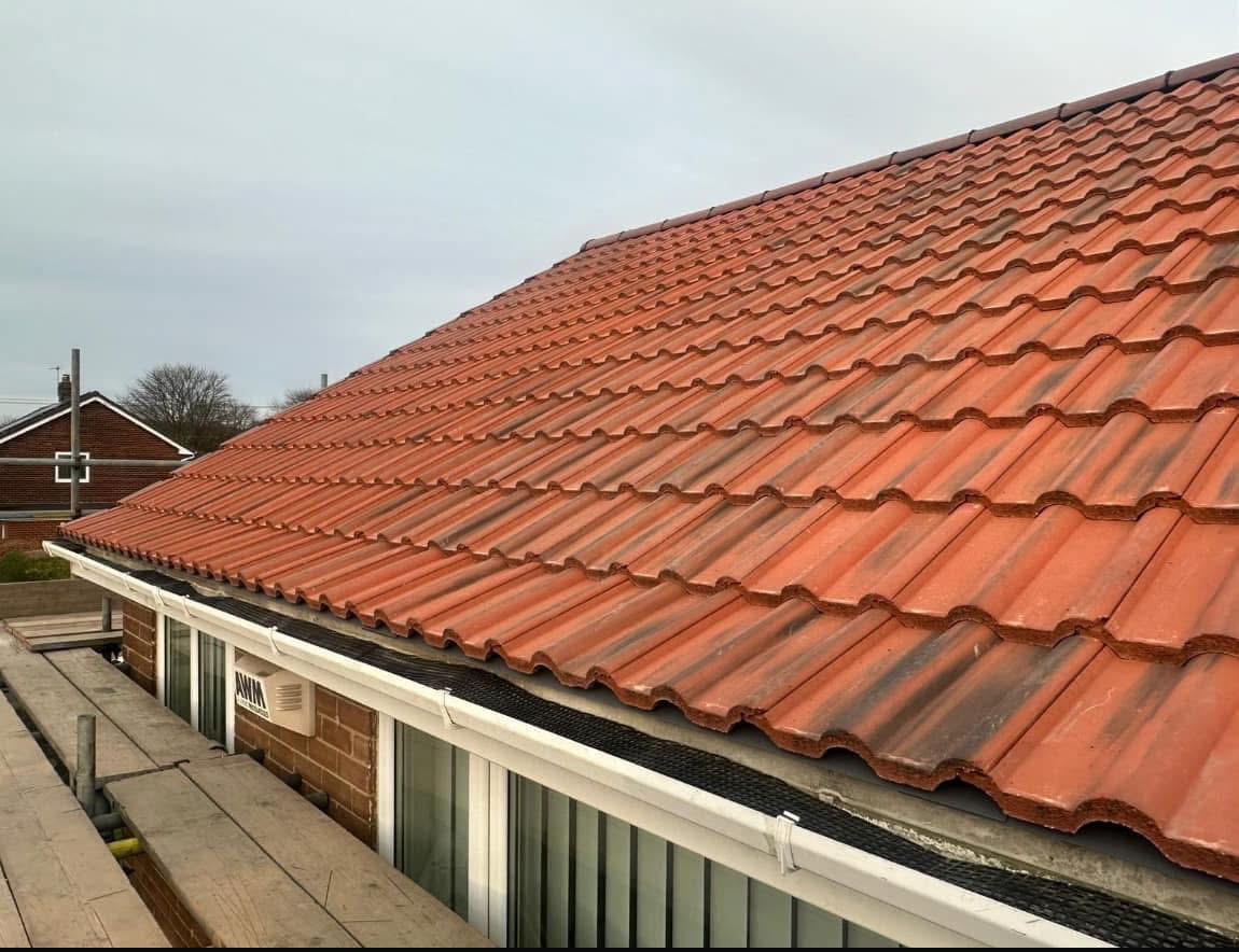 New uPVC guttering fitted by Storm Guard